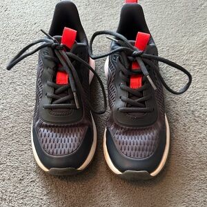 Navy and Orange All in motion Sneakers